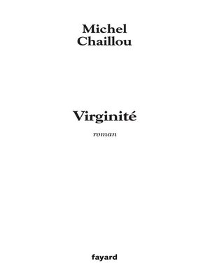 cover image of Virginité